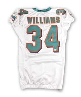 2007 Ricky Williams Miami Dolphins Game Worn and Signed Jersey